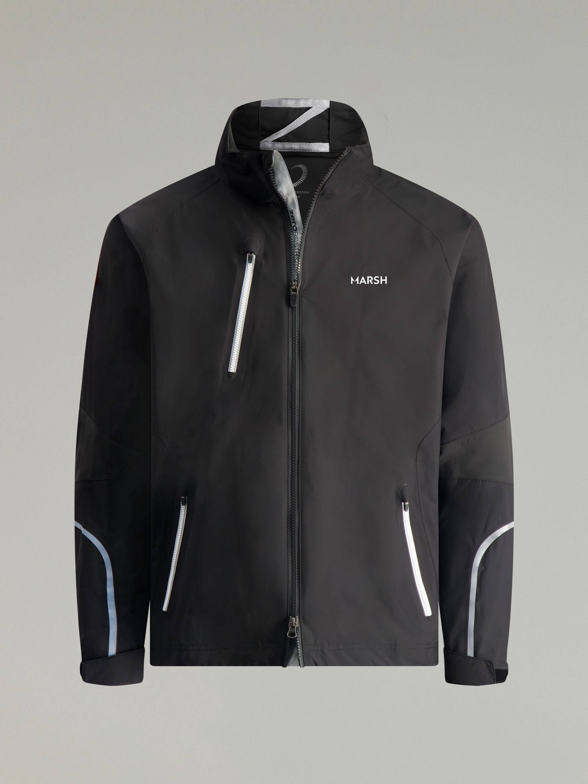 Power Torque Full Zip | Marsh | Black/Metallic Silver