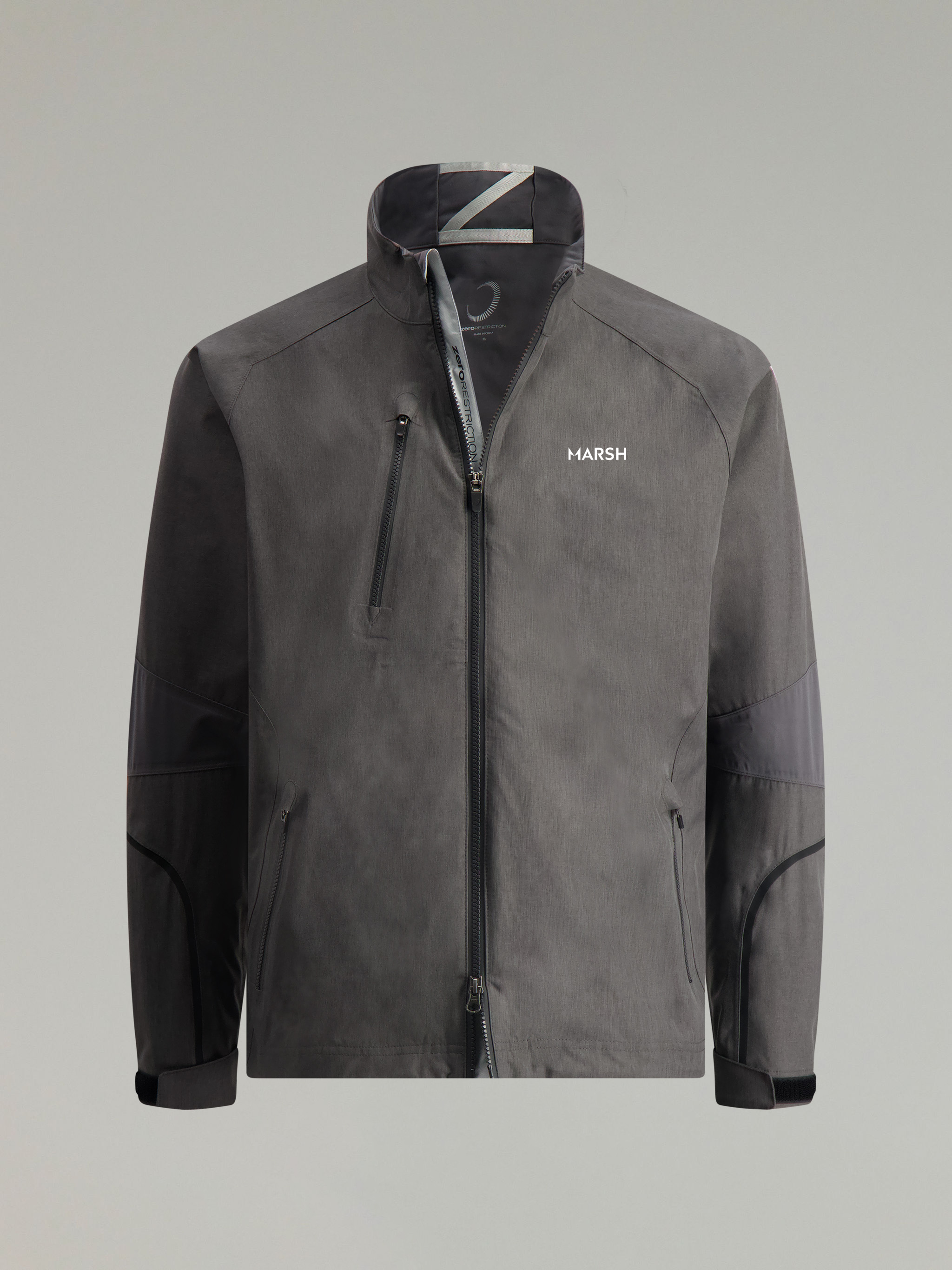 Power Torque Full Zip | Marsh | Charcoal Melange