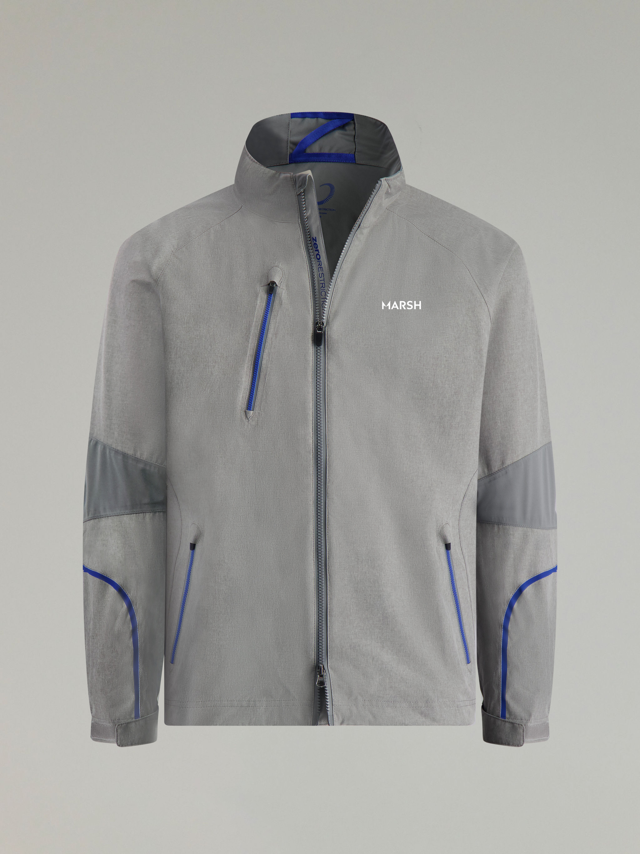 Power Torque Full Zip | Marsh | Grey Heather Melange