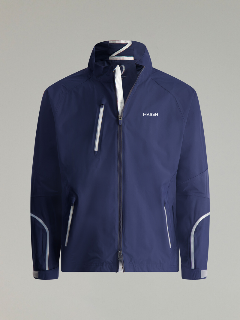 Power Torque Full Zip | Marsh | Navy/Metallic Silver