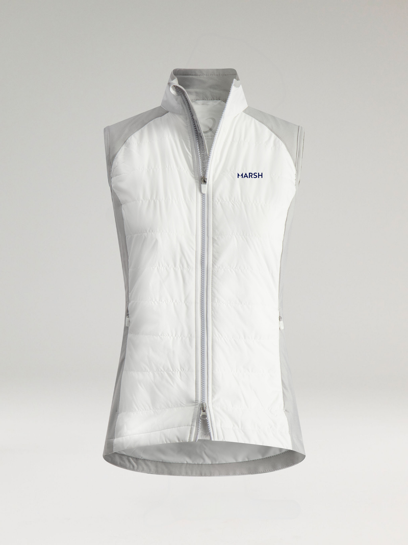 Tess Vest | Marsh | White