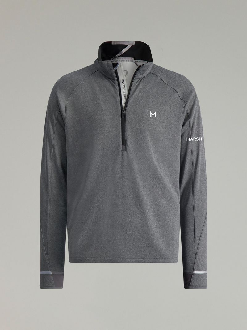 Z425 1/4 Zip Pullover | Marsh | Charcoal Heather/Black