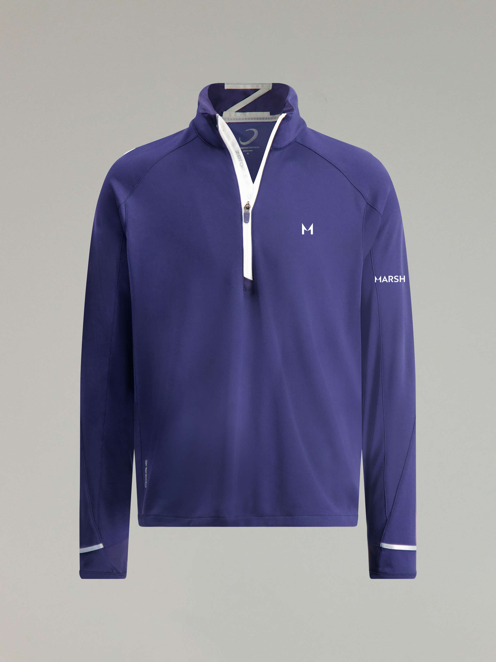 Z425 1/4 Zip Pullover | Marsh Mosaic | Navy - Zero Restriction