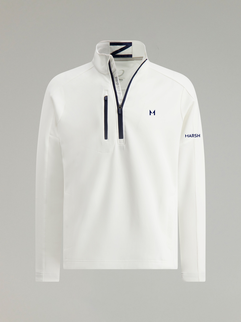 Z500 1/4 Zip Pullover | Marsh | White/Navy
