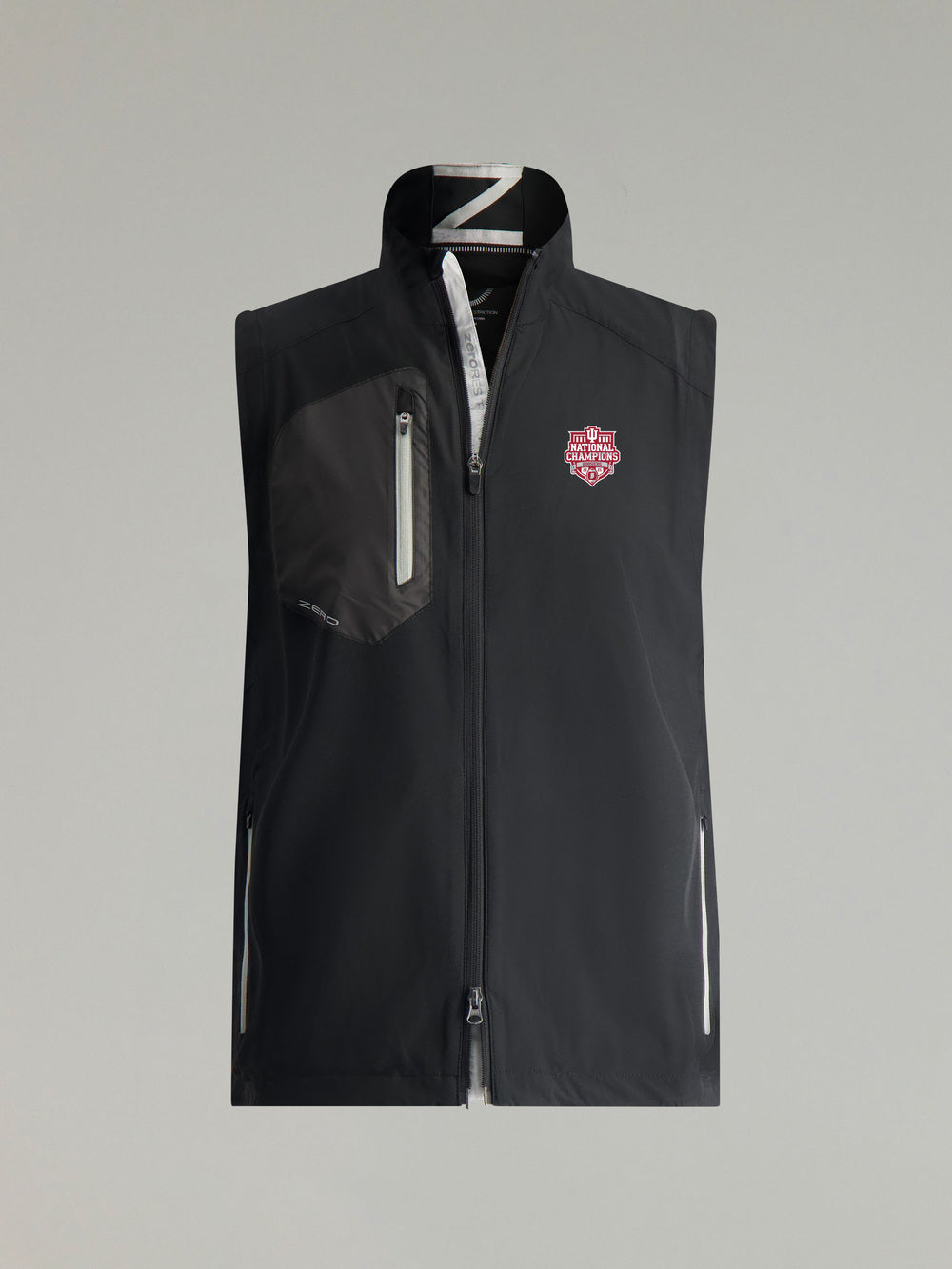 Z700 FULL ZIP VEST | INDIANA CHAMPIONS | BLACK