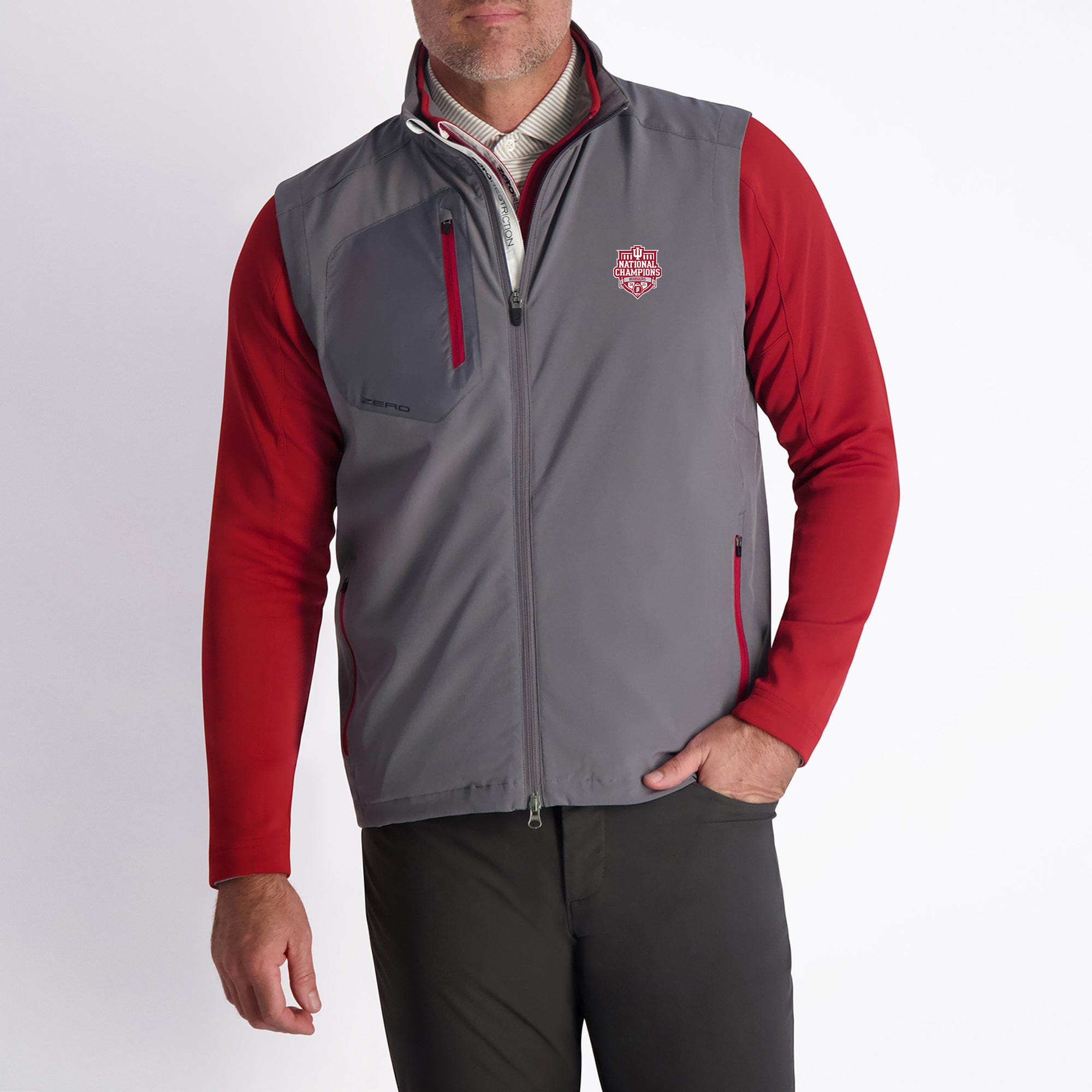 Z700 FULL ZIP VEST | INDIANA CHAMPIONS | SHADOW/PORTO