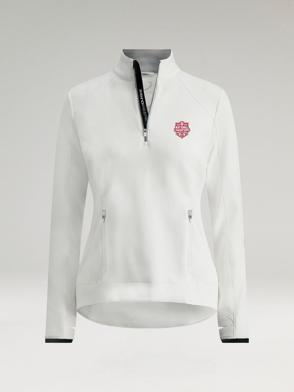 SOFIA PULLOVER | INDIANA CHAMPIONS | WHITE/SILVER - Zero Restriction