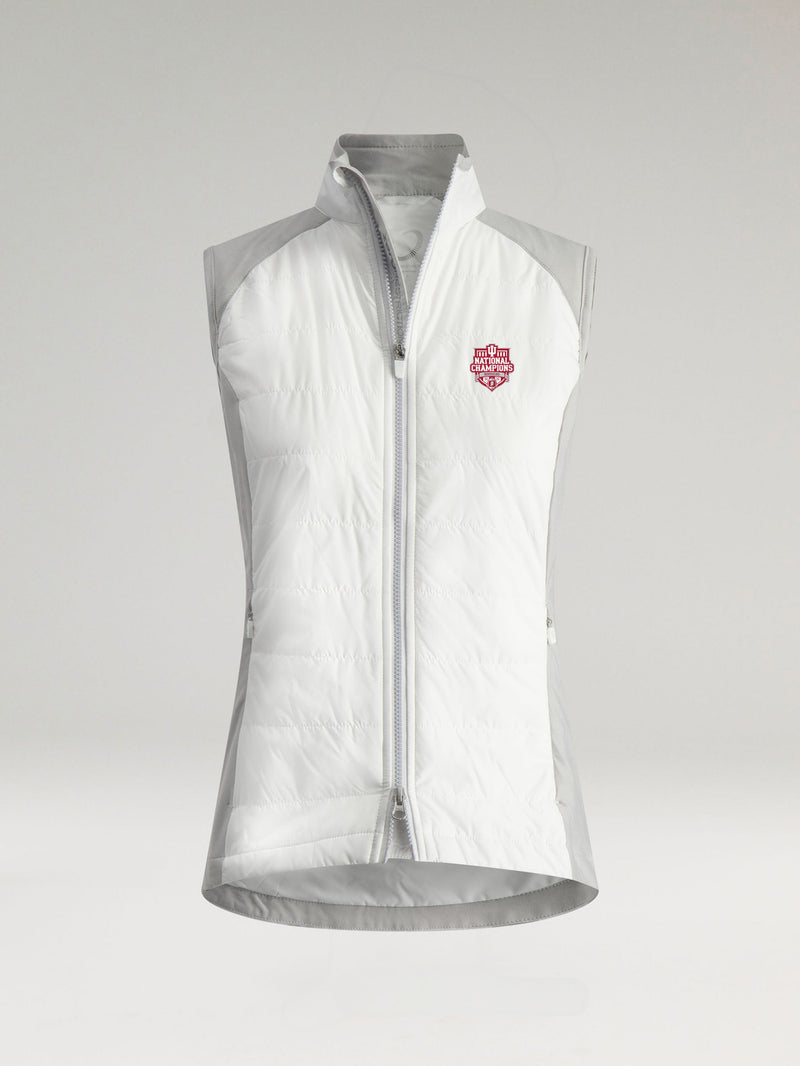 TESS VEST | INDIANA CHAMPIONS | WHITE