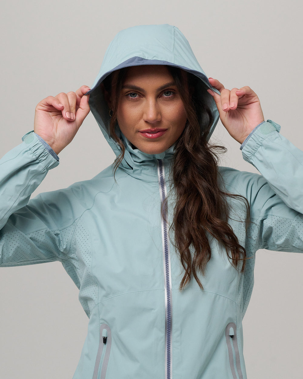 Olivia Waterproof Hooded Golf Jacket | Zero Restriction