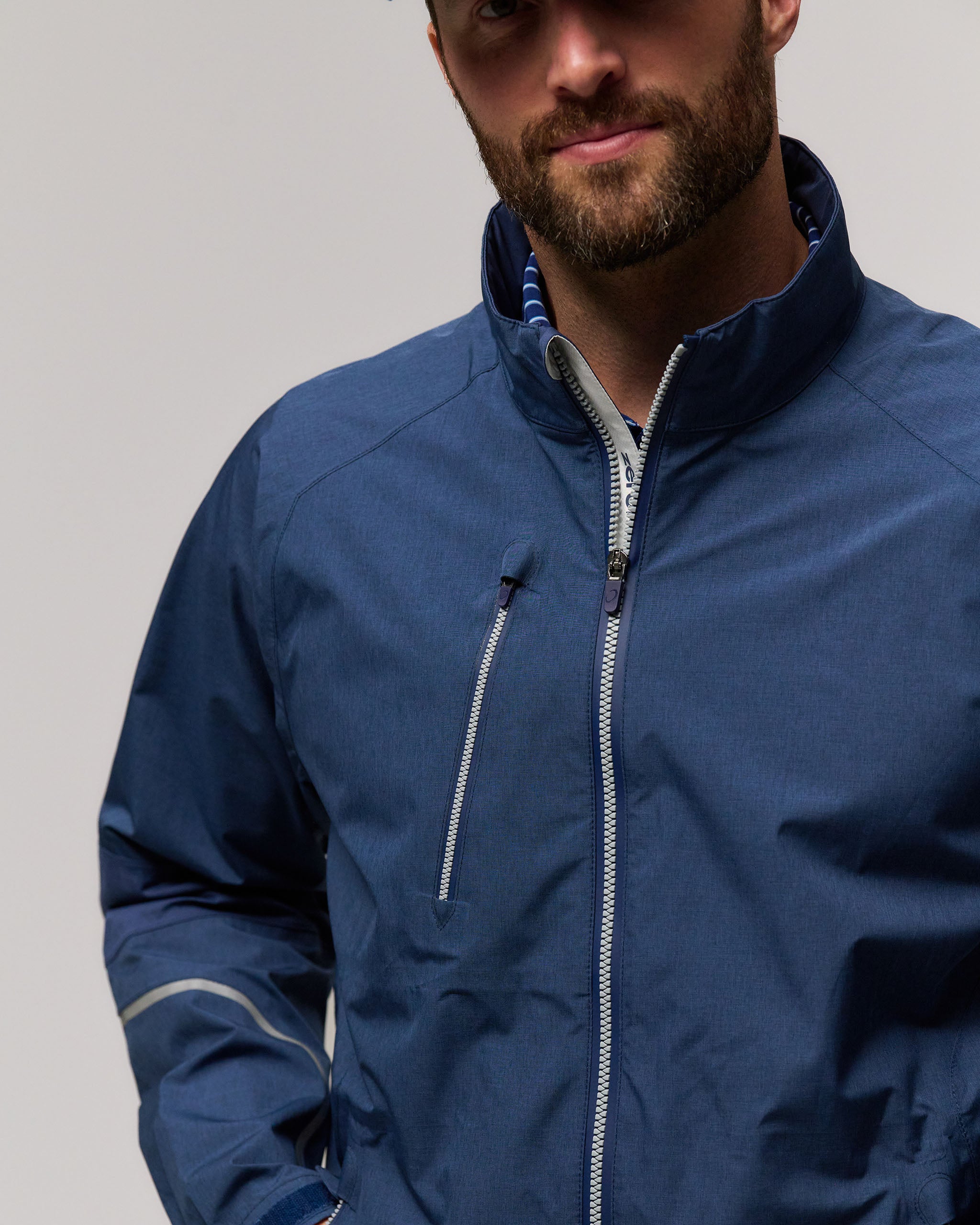 Power Torque Waterproof Full Zip Golf Jacket | Zero Restriction