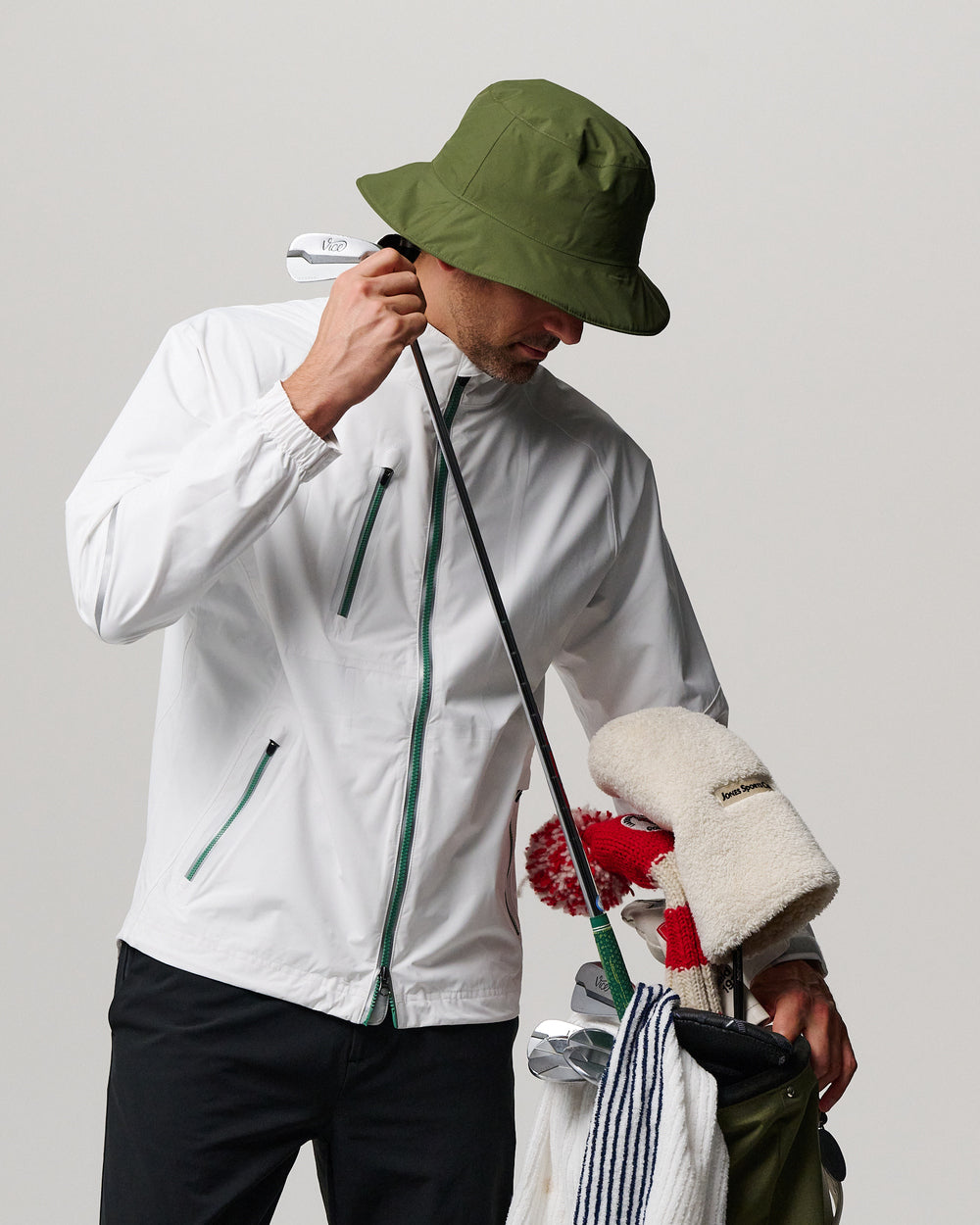 Power Torque Waterproof Full Zip Golf Jacket | Zero Restriction