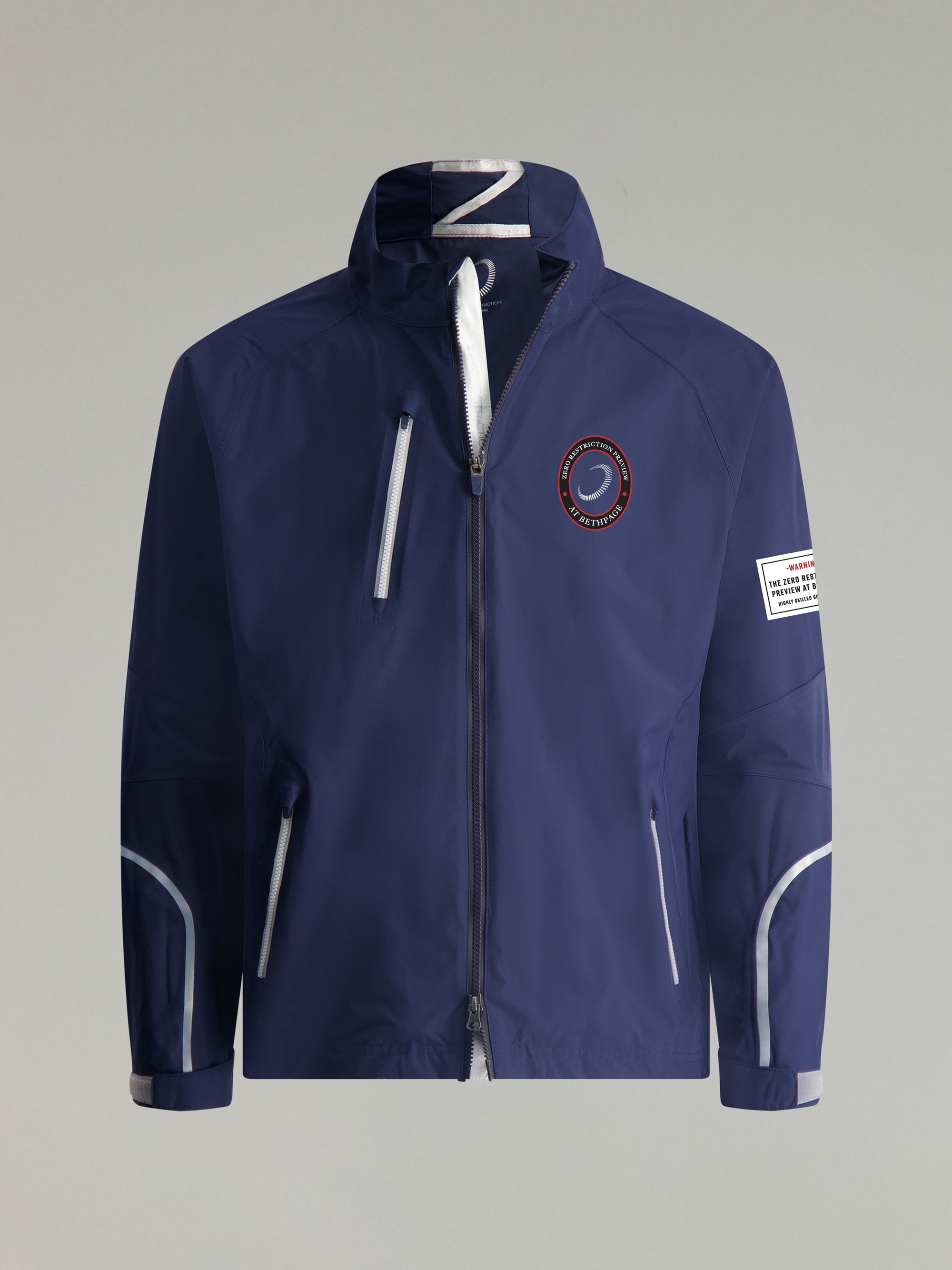 NAVY/METALLIC SILVER