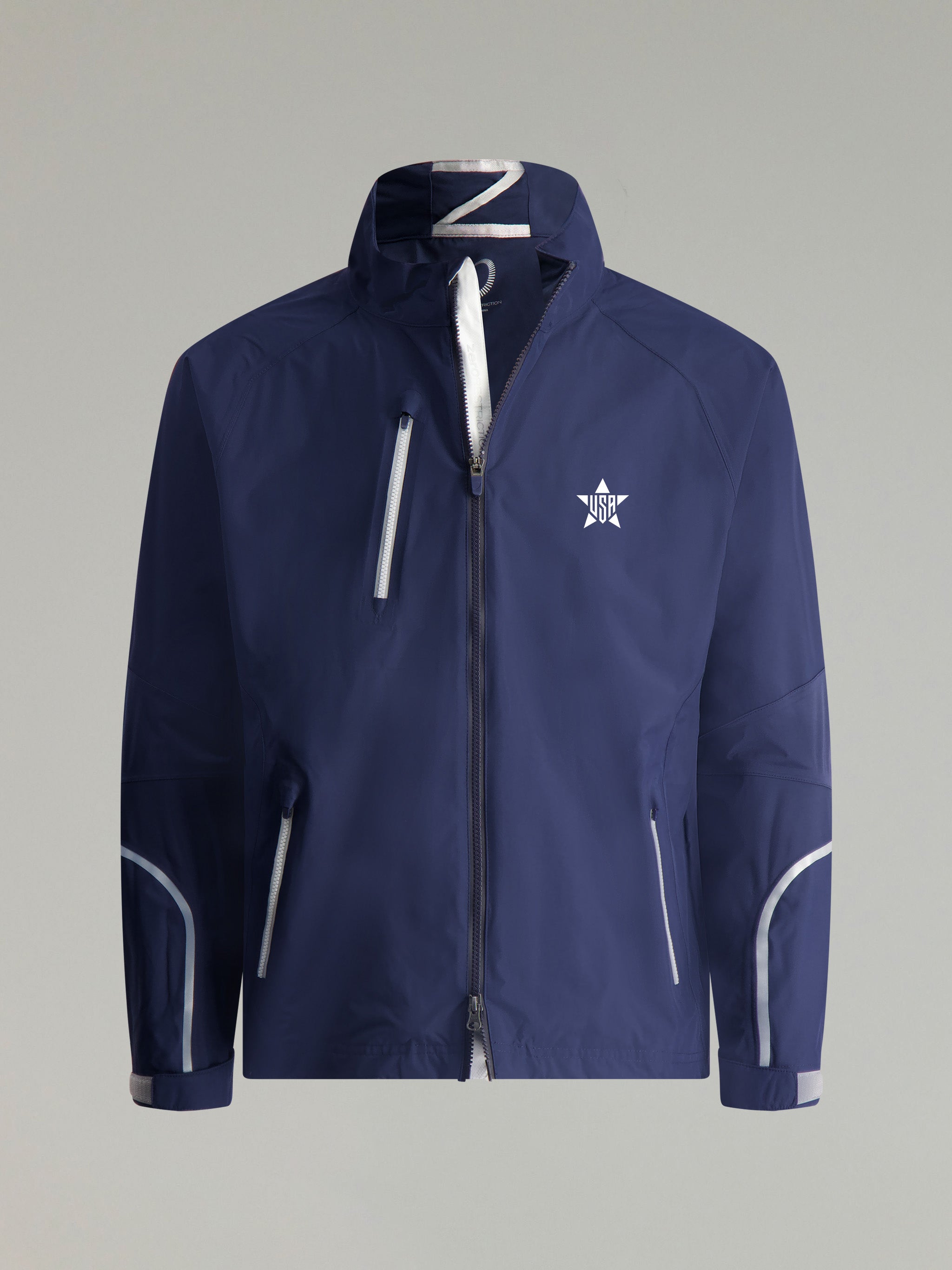 NAVY/METALLIC SILVER