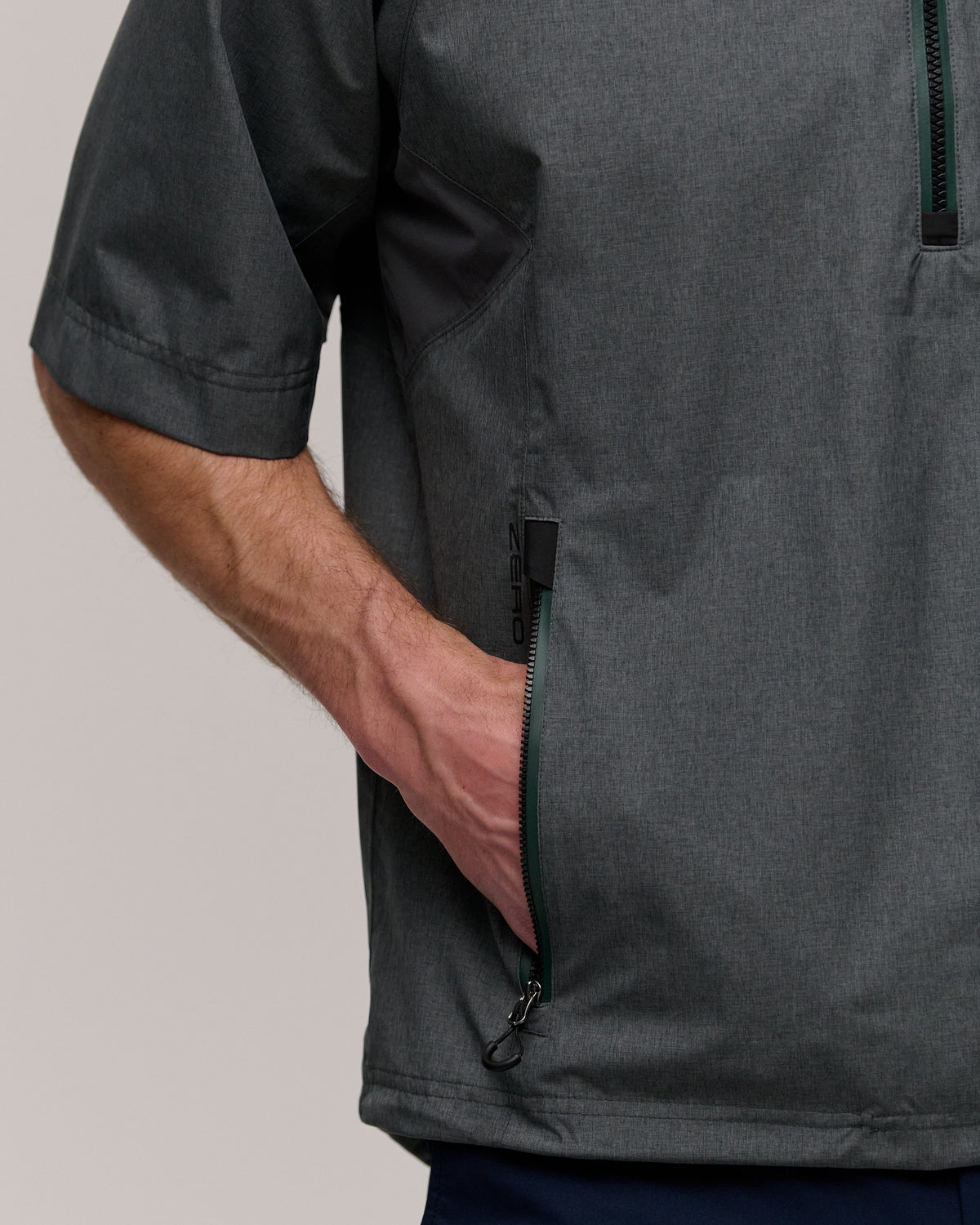 CHARCOAL MELANGE/BLACK