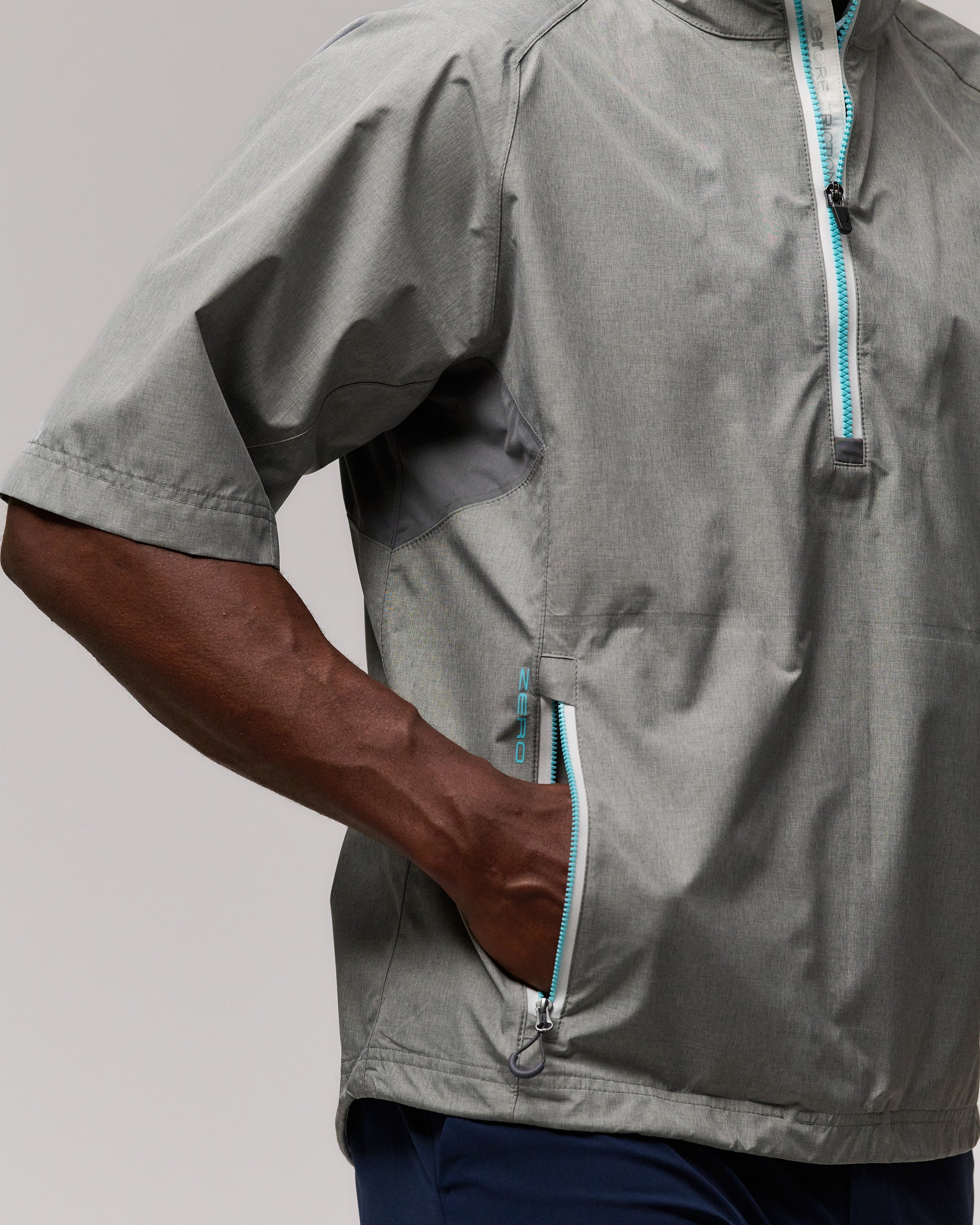 Power Torque Half Sleeve Waterproof Golf Quarter Zip | Zero