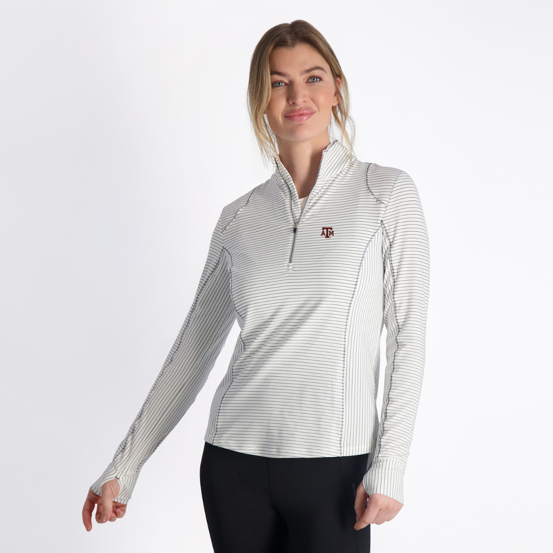 Texas A&M | Renae Zip Mock | Collegiate - Zero Restriction