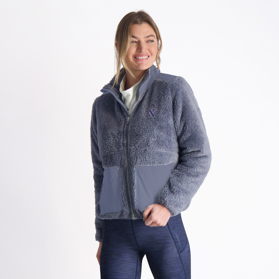 NORTHWESTERN | STEVIE SHERPA JACKET | COLLEGIATE