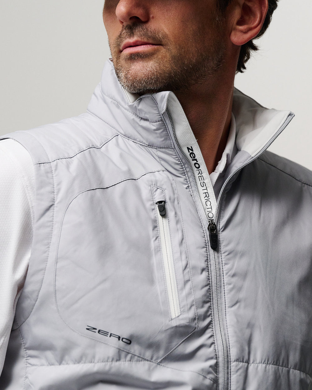 METALLIC SILVER/WHITE