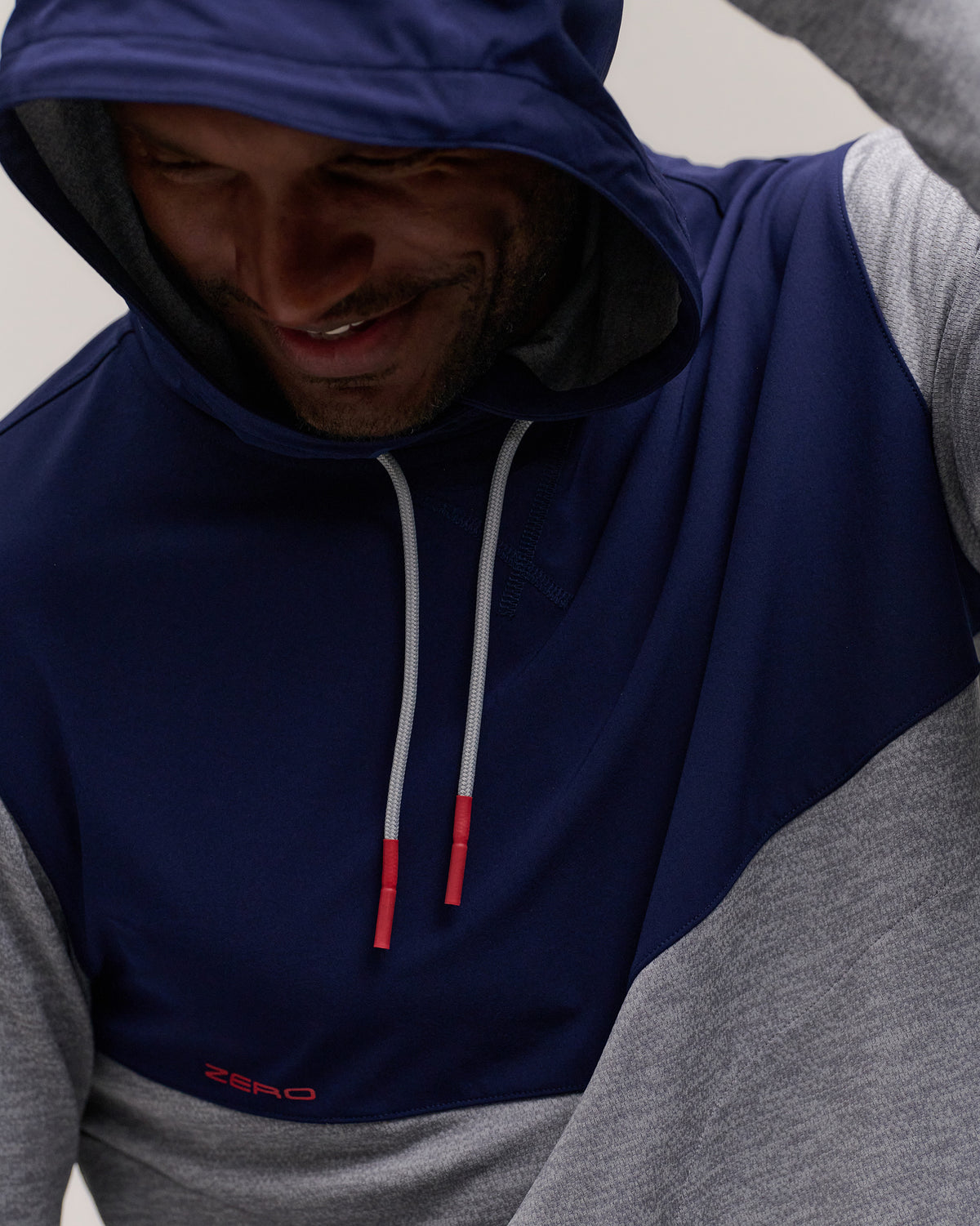 GREY HEATHER/NAVY