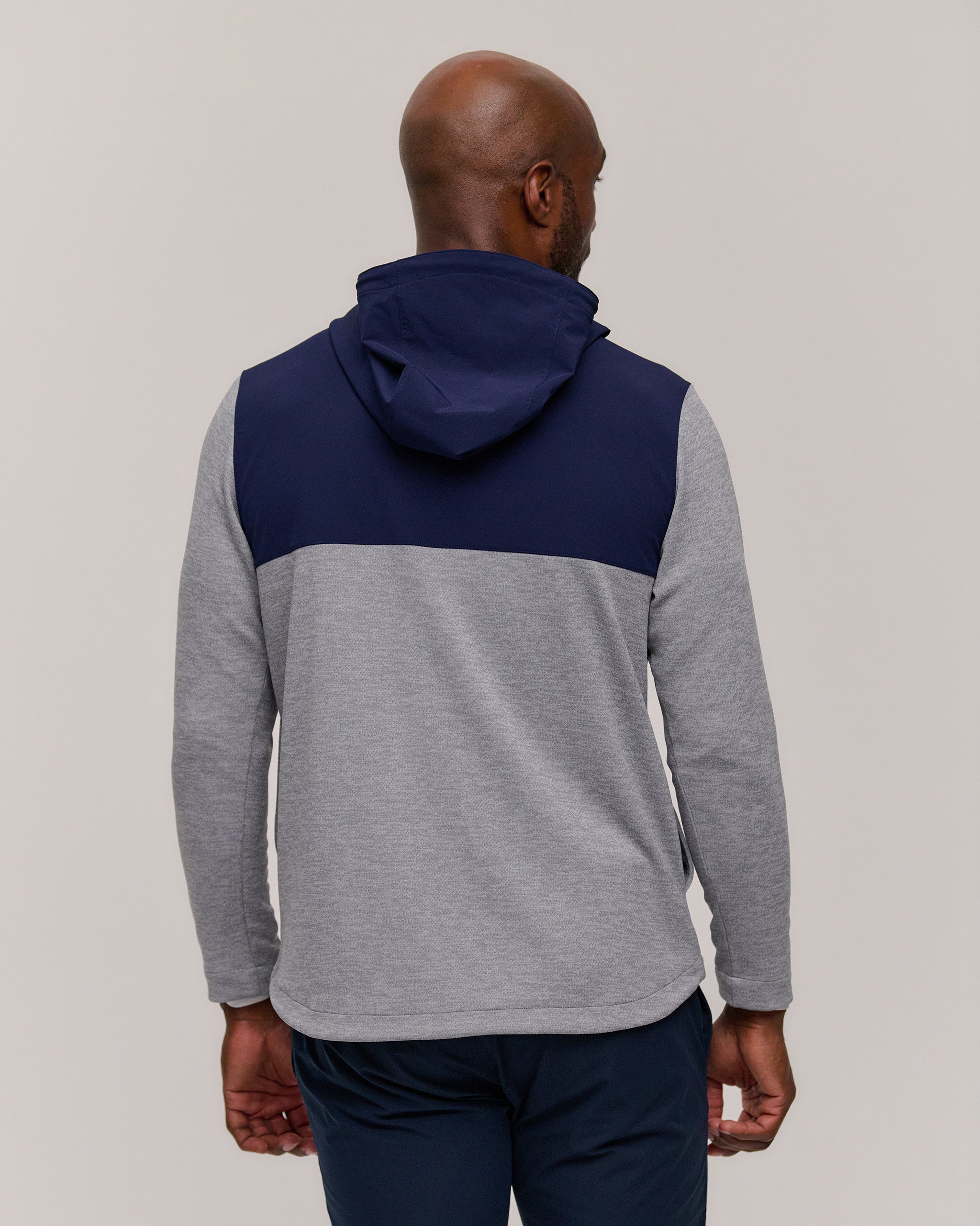 GREY HEATHER/NAVY