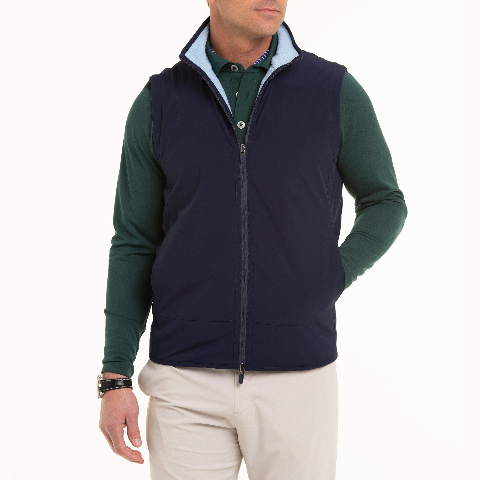 FLEECE REVERSIBLE VEST
