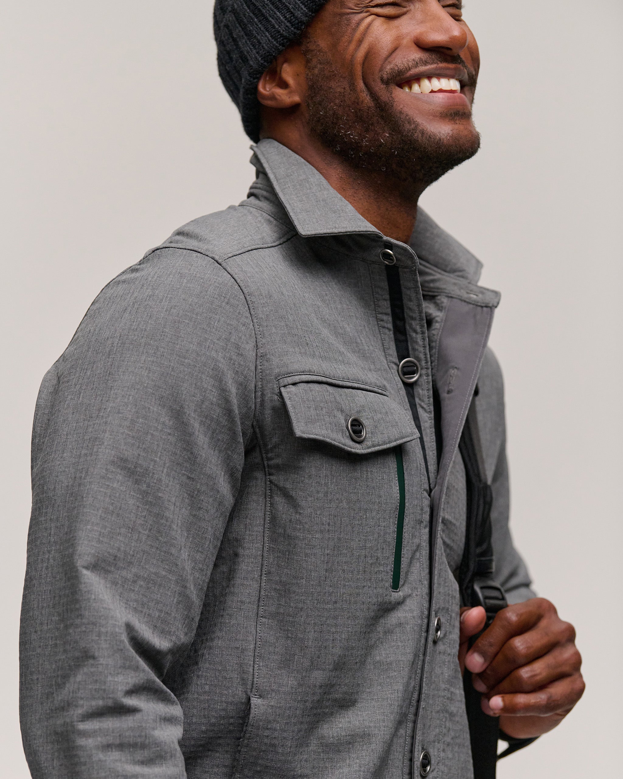 Urban Water-Repellent Golf Shirt Jacket | Zero Restriction