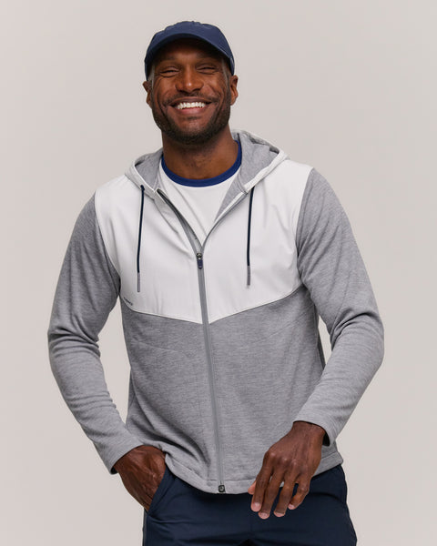 Tyson Hybrid Full-Zip Hoodie – Zero Restriction