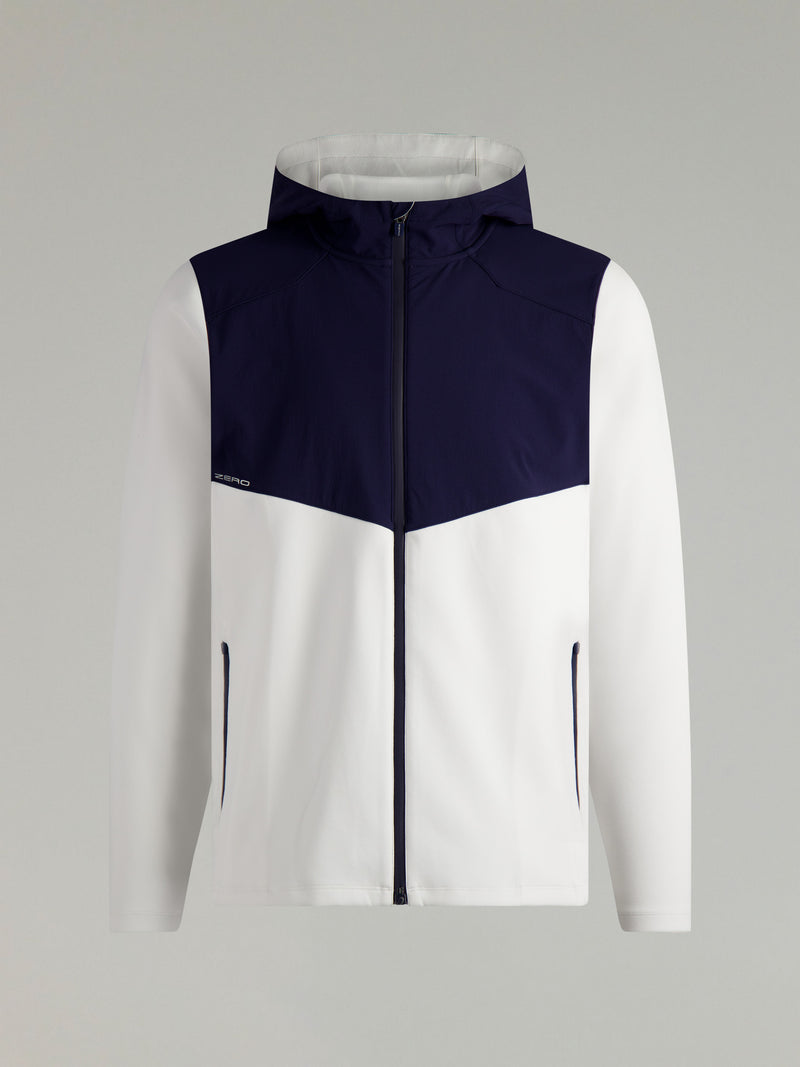 Spinks Hybrid Hooded Full-Zip Jacket