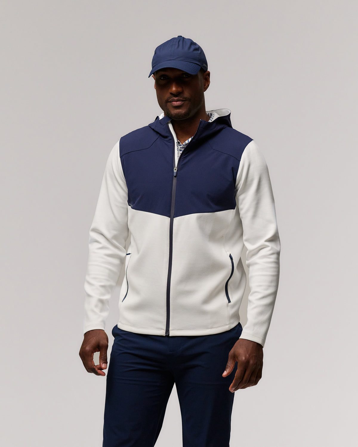 Spinks Hybrid Hooded Full-Zip Jacket