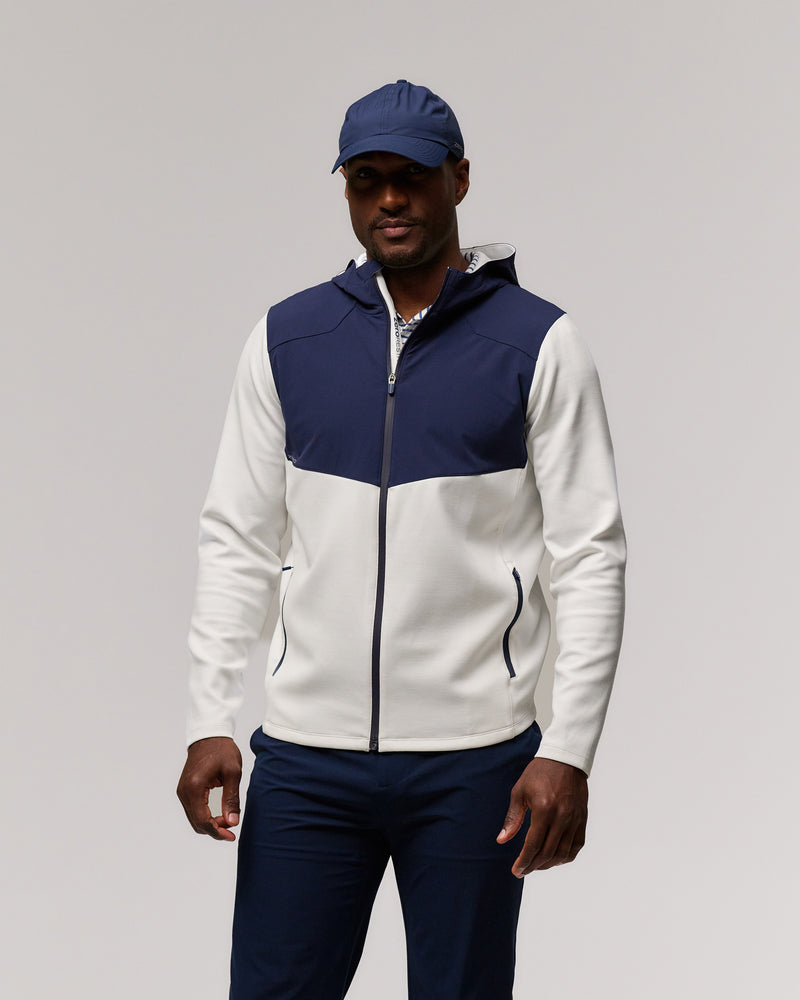 Spinks Hybrid Hooded Full-Zip Jacket
