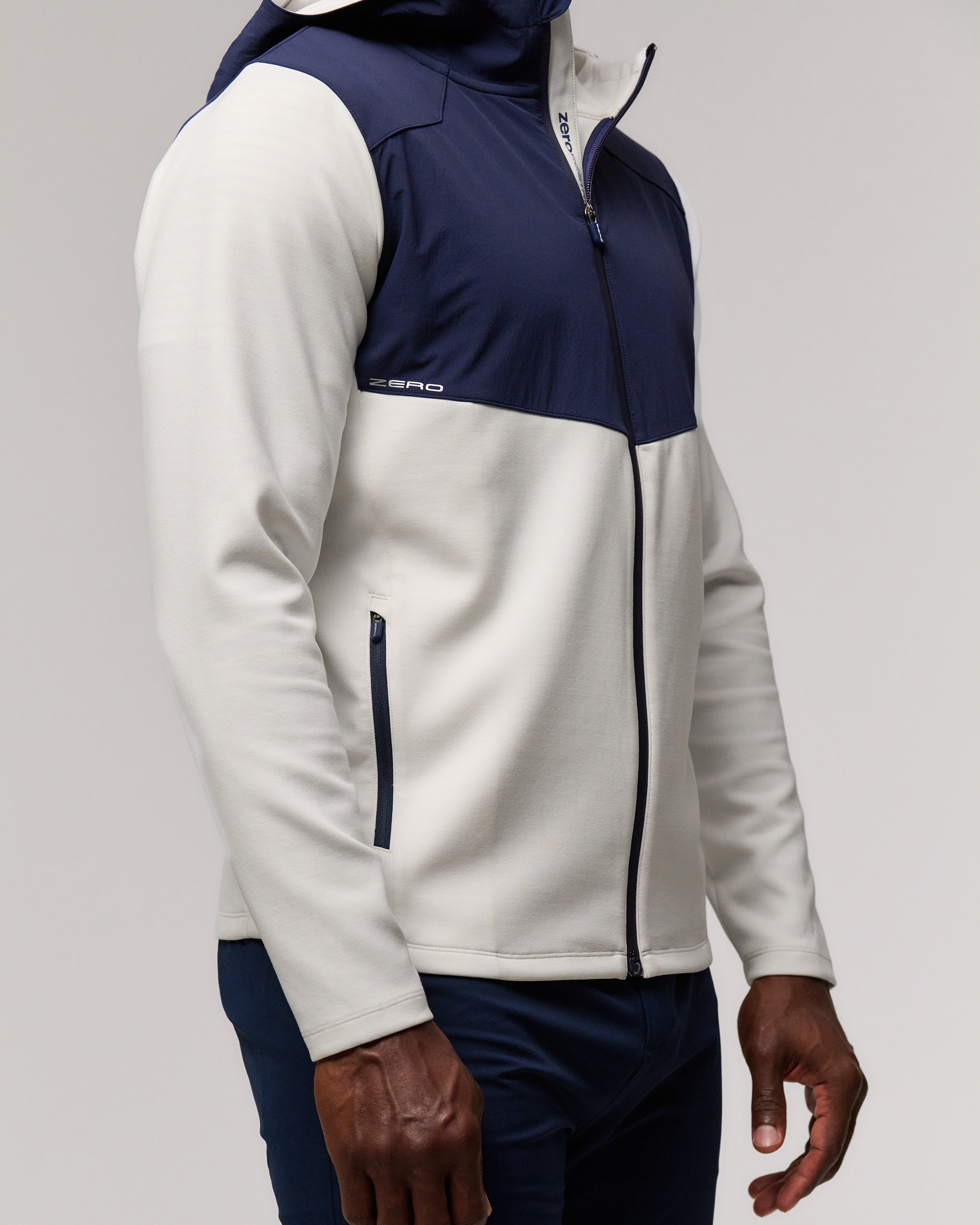Spinks Hybrid Hooded Full-Zip Golf Jacket | Zero Restriction
