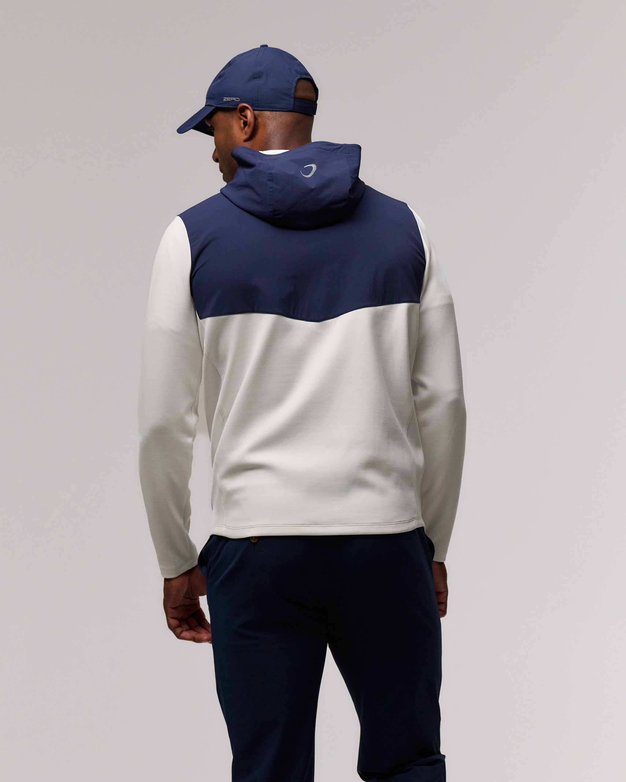 Spinks Hybrid Hooded Full-Zip Golf Jacket | Zero Restriction