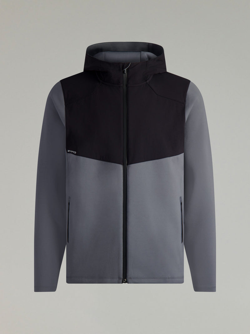 Spinks Hybrid Hooded Full-Zip Jacket