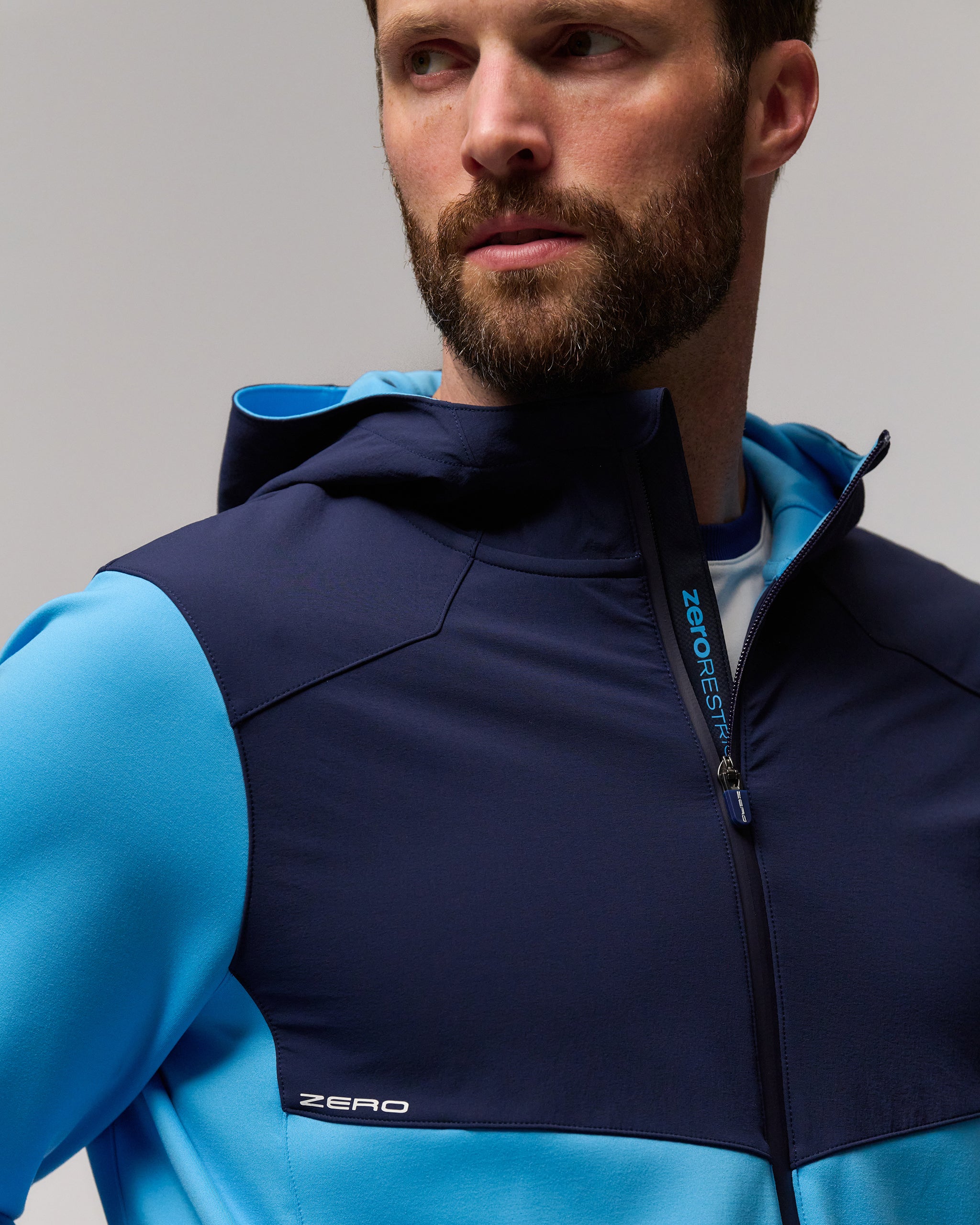 Spinks Hybrid Hooded Full-Zip Jacket – Zero Restriction