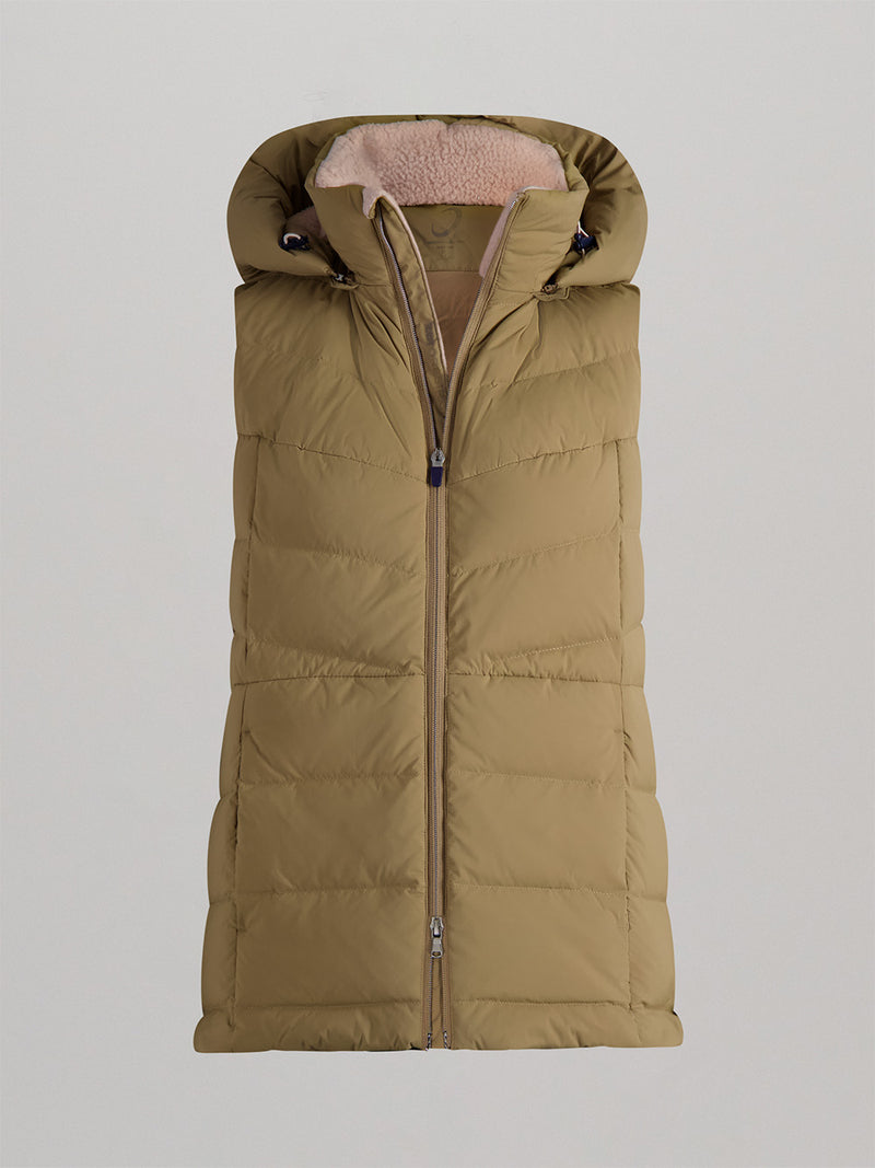 Anna Hooded Down Vest