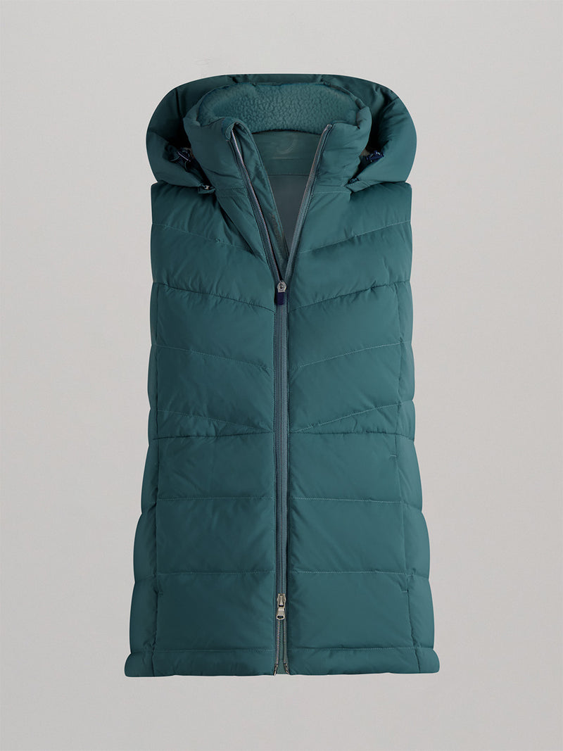 Anna Hooded Down Vest