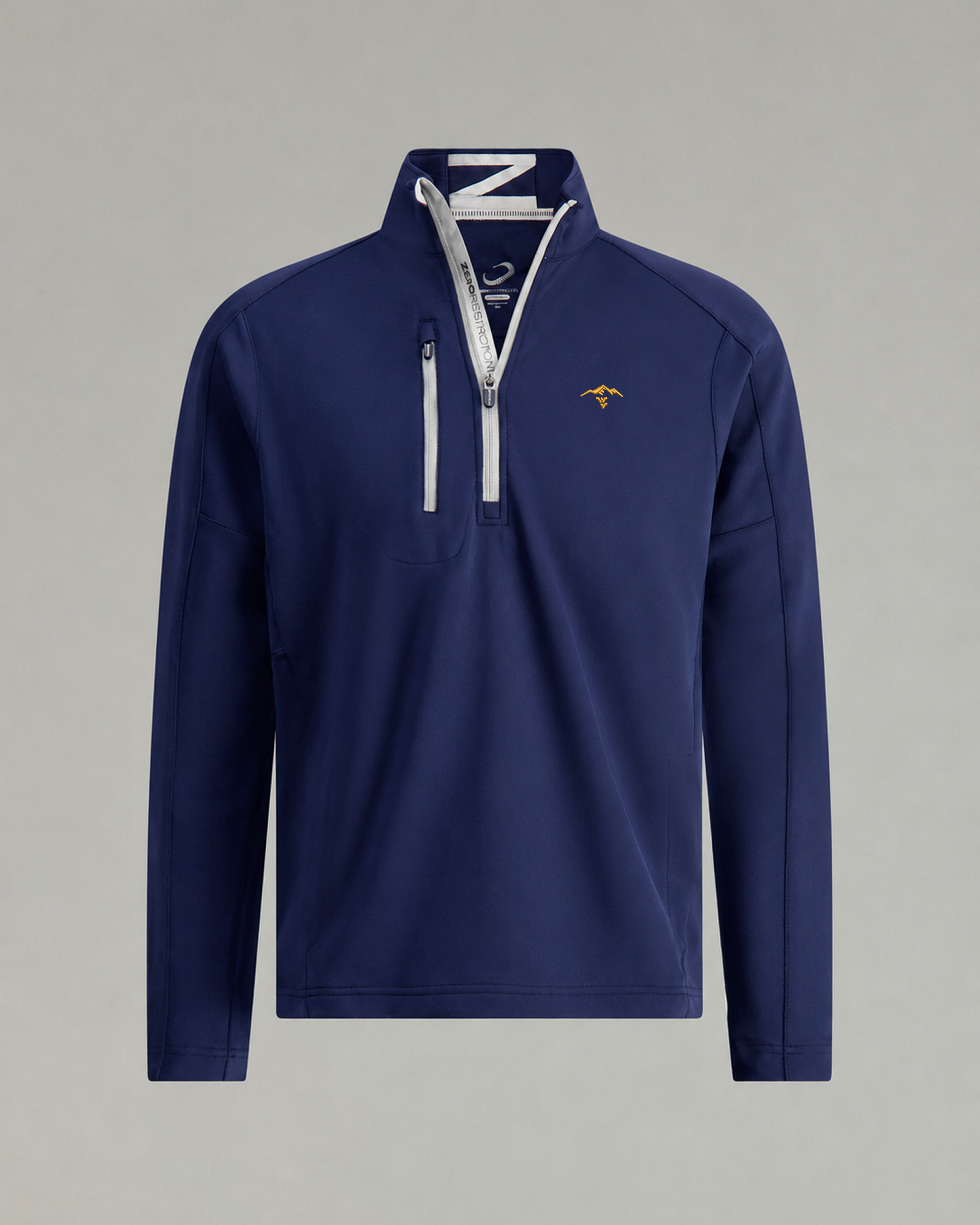 navy/metallic silver
