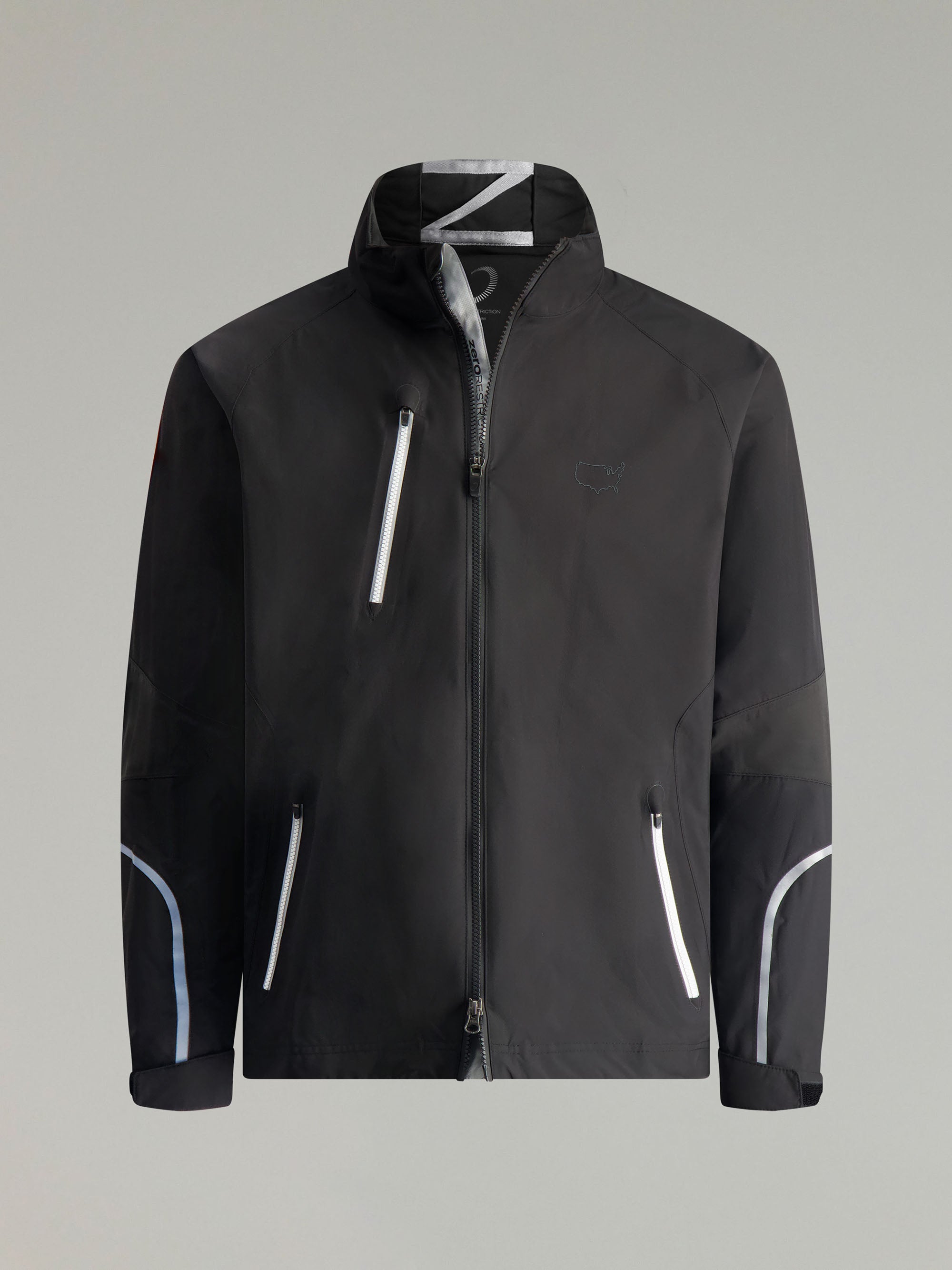 black/metallic silver