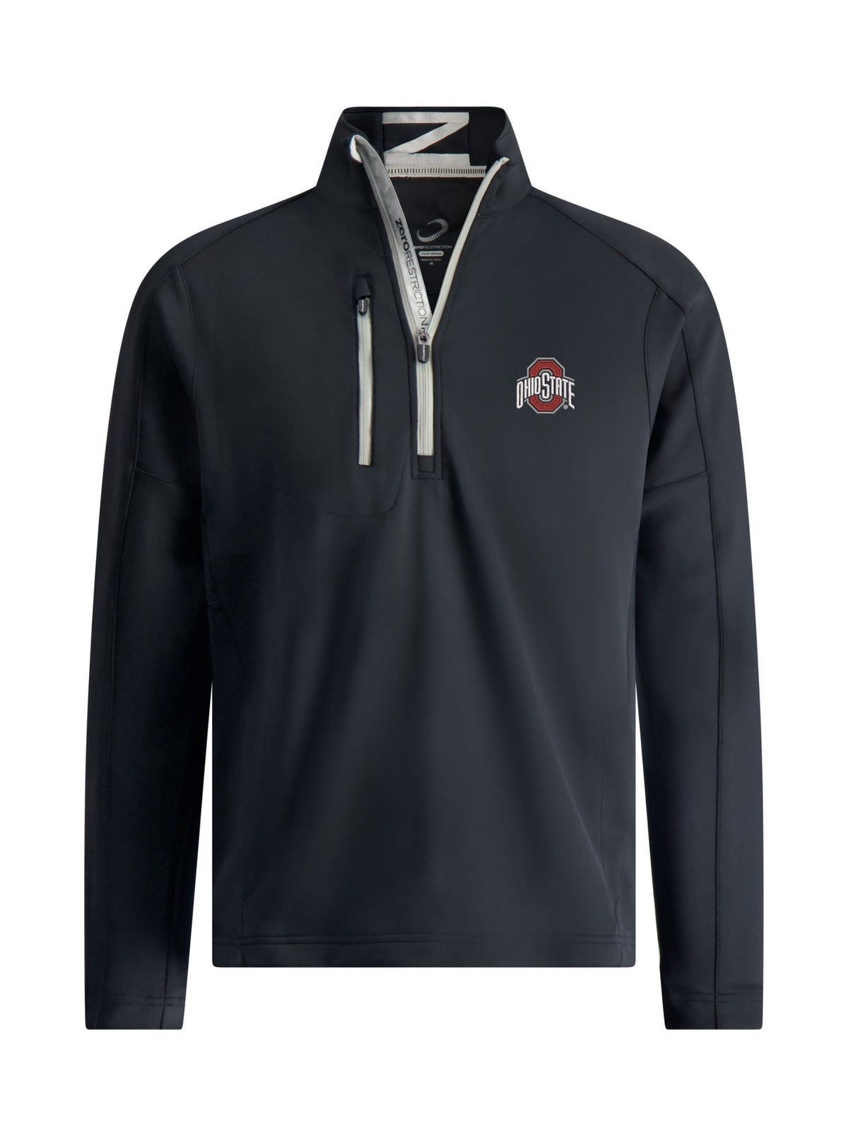 black/metallic silver