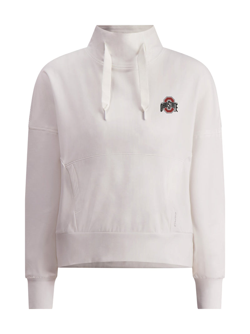 Evie Mock Neck Performance Pullover | Ohio State University