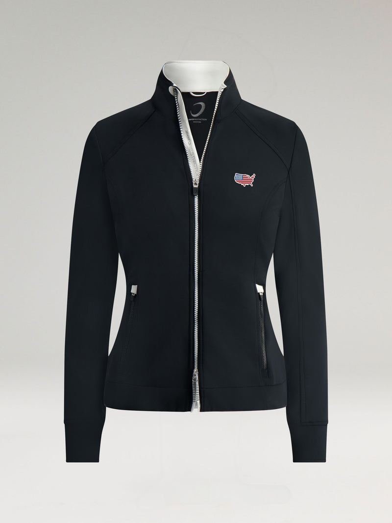 MIKAELA FULL ZIP | USA Map
