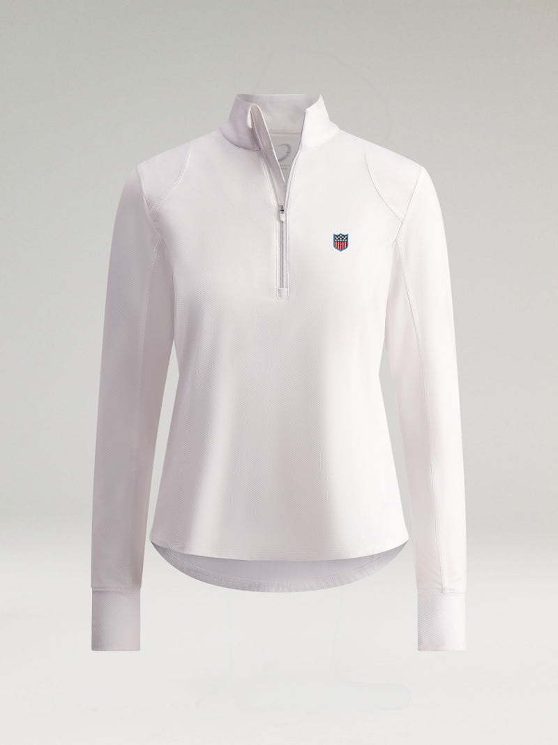 RENAE ZIP MOCK | USA SHIELD