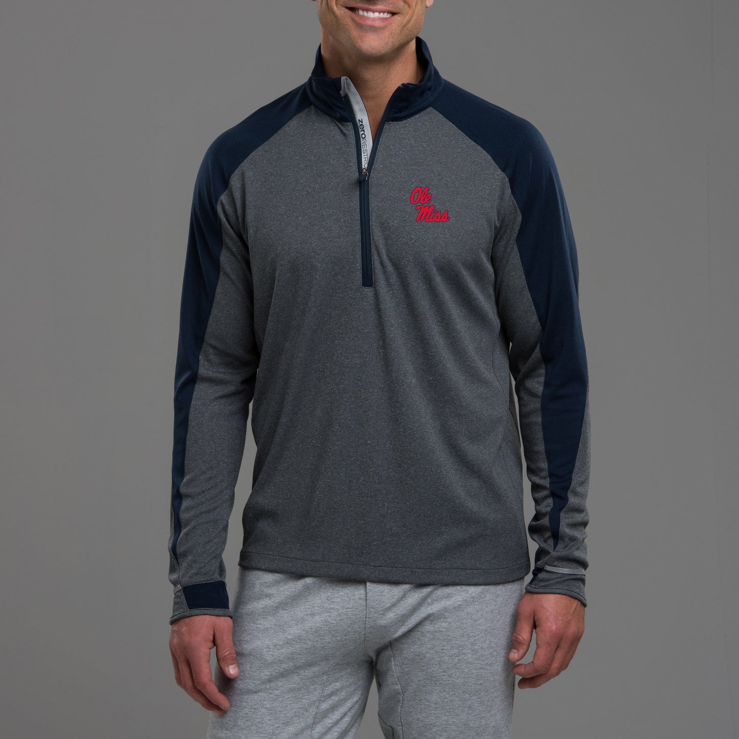 Ole Miss | Z425 1/4 Zip Pullover | Collegiate