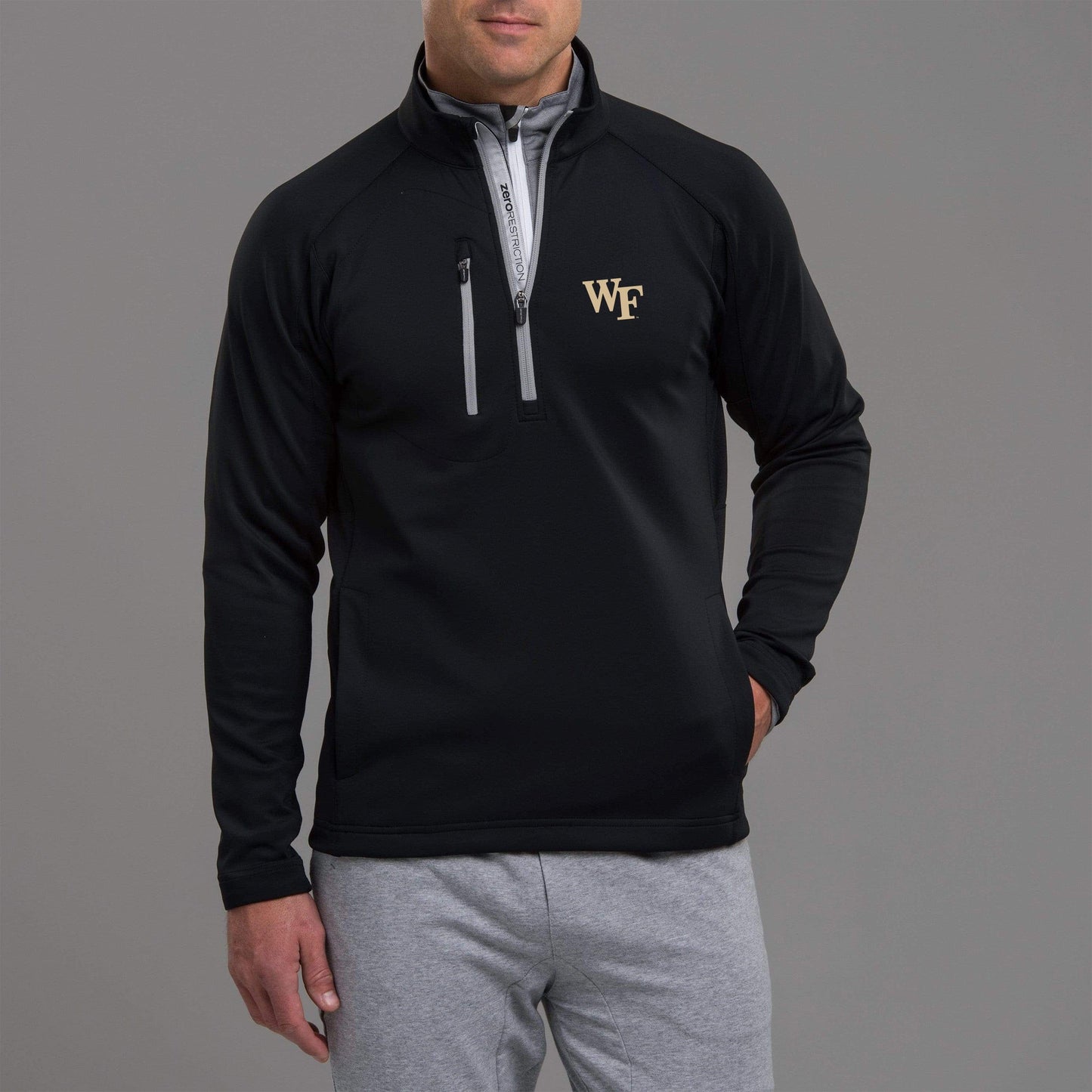 Wake Forest | Z500 1/4 Zip Pullover | Collegiate - Zero Restriction