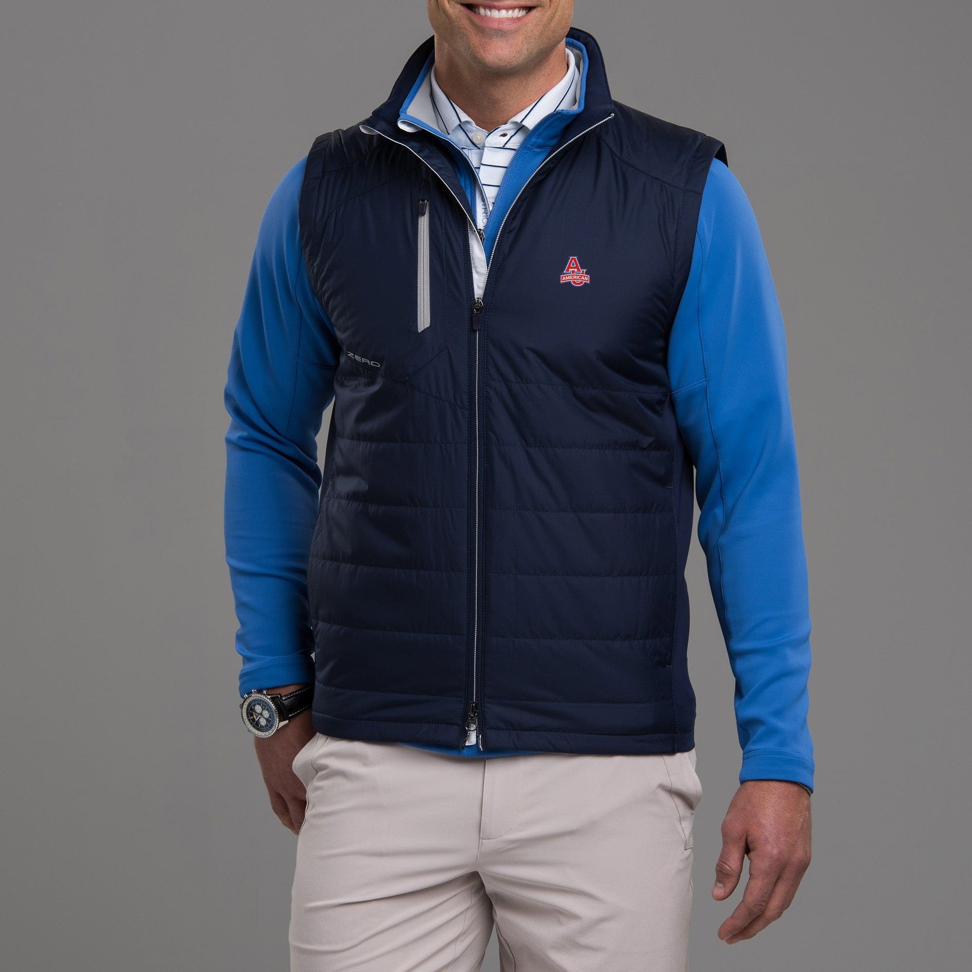 American University | Z625 Vest | Collegiate - Zero Restriction