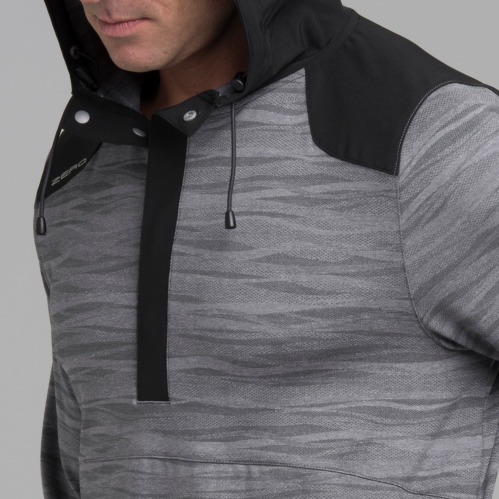 WAVE TEXTURED HOODIE