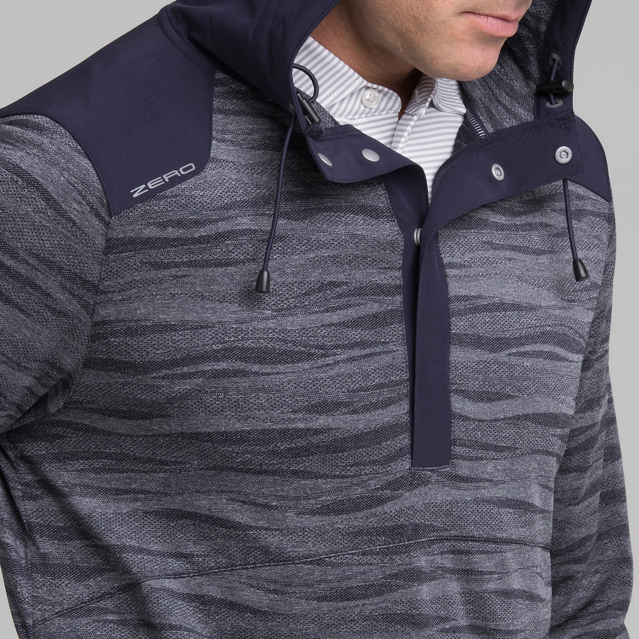 WAVE TEXTURED HOODIE