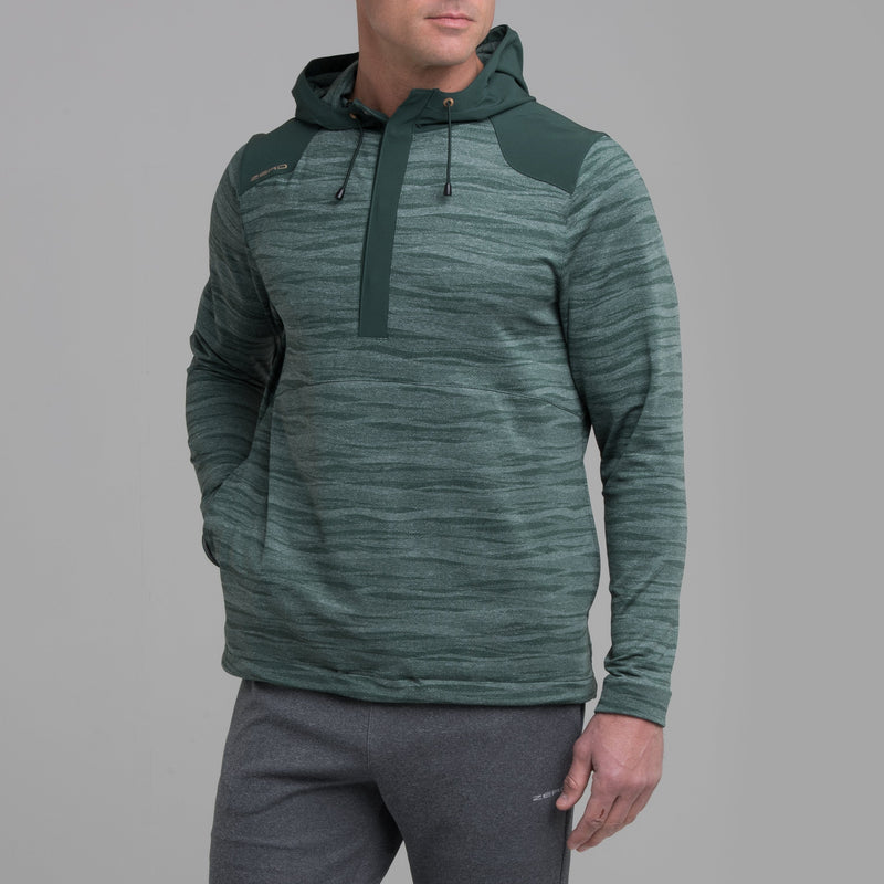 WAVE TEXTURED JACQUARD HOODIE