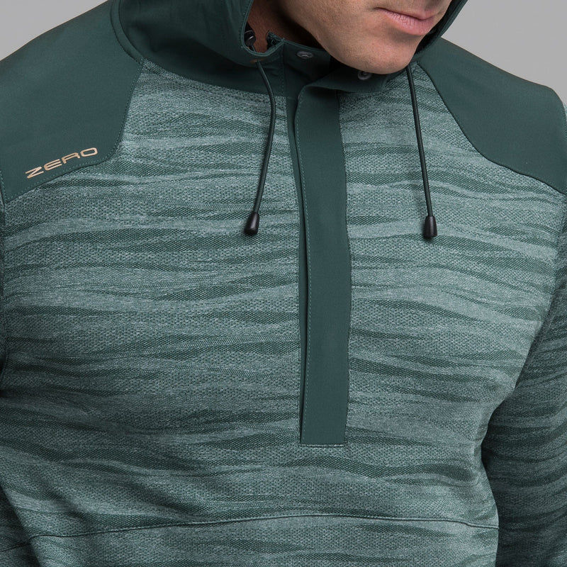 WAVE TEXTURED JACQUARD HOODIE