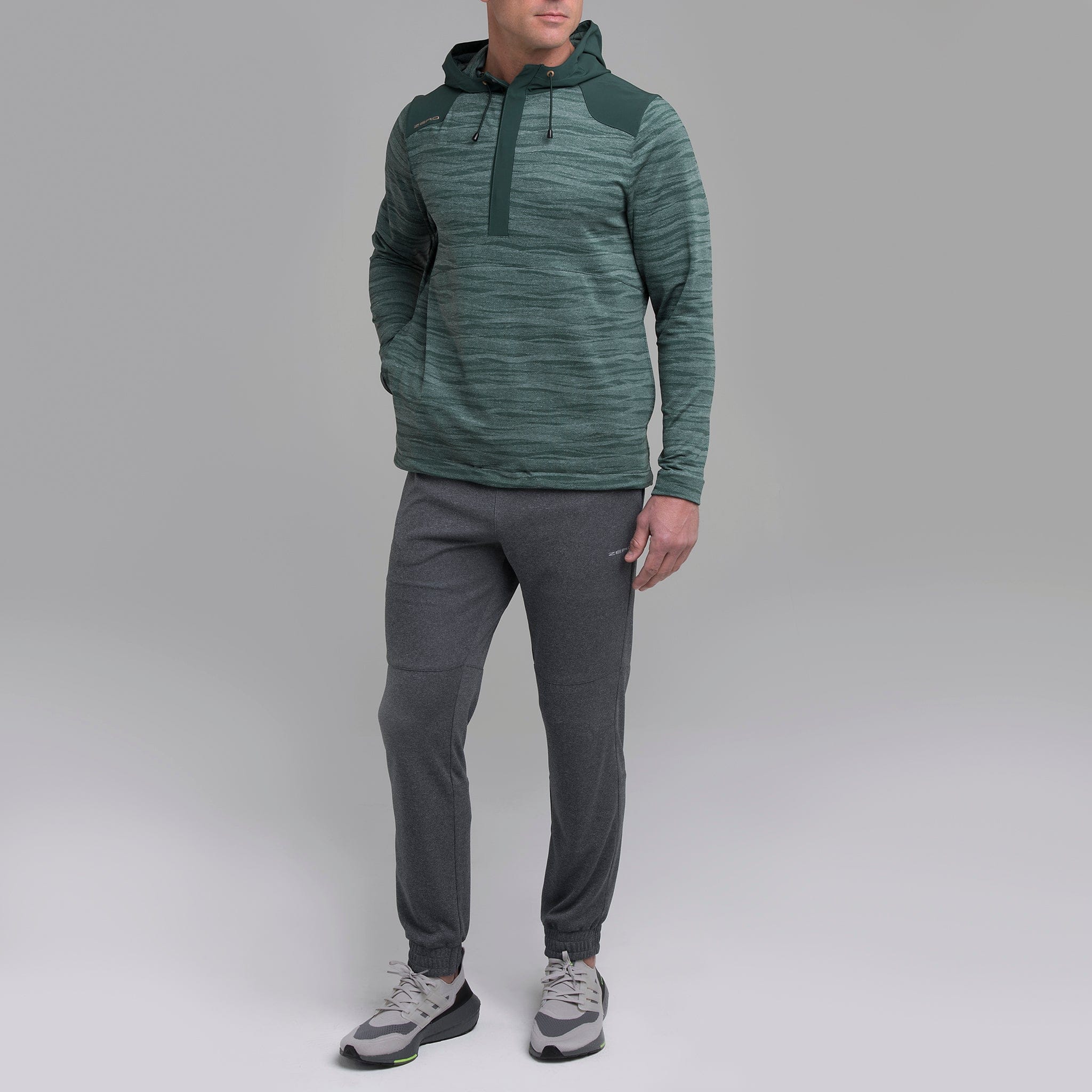 WAVE TEXTURED HOODIE